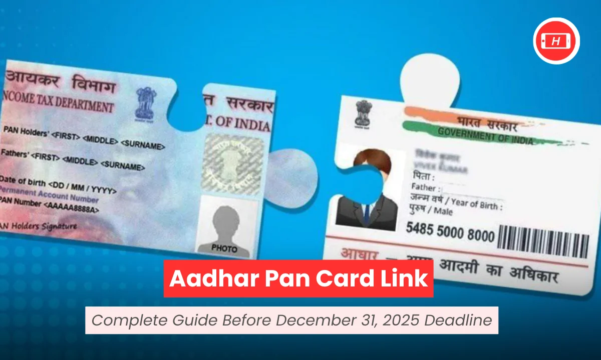 aadhar pan card link