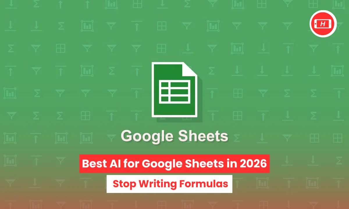 Best AI for Google Sheets in 2026: Stop Writing Formulas | Image With Google Blog