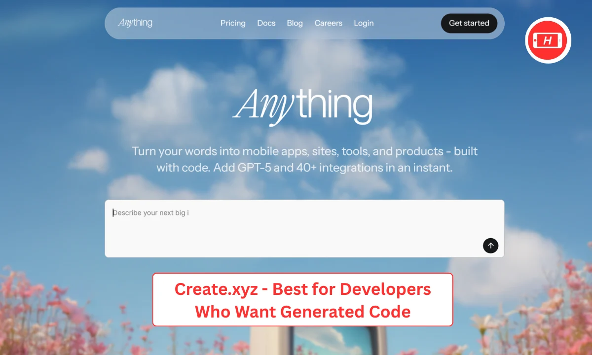Create.xyz - Best for Developers Who Want Generated Code