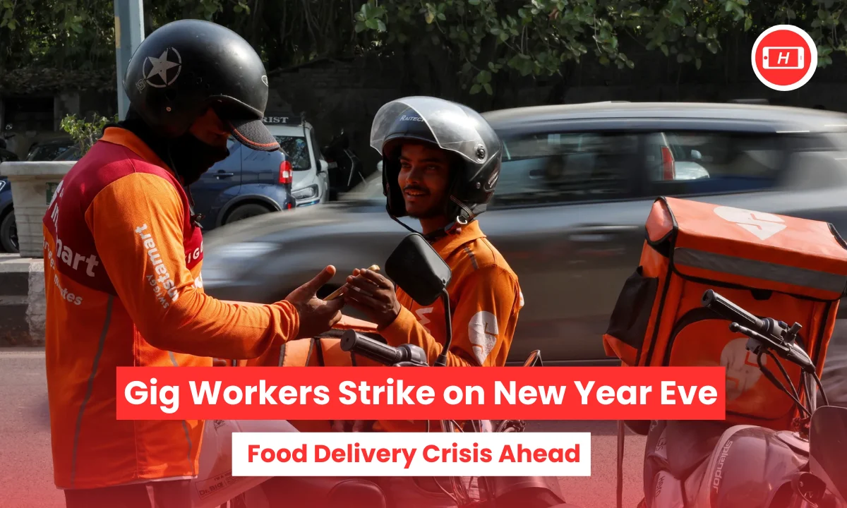 Gig Workers Strike on New Year Eve Food Delivery Crisis Ahead