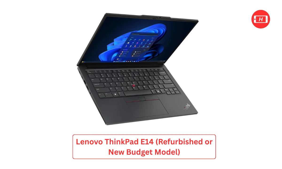 Lenovo ThinkPad E14 (Refurbished or New Budget Model) | Image With Amazon 