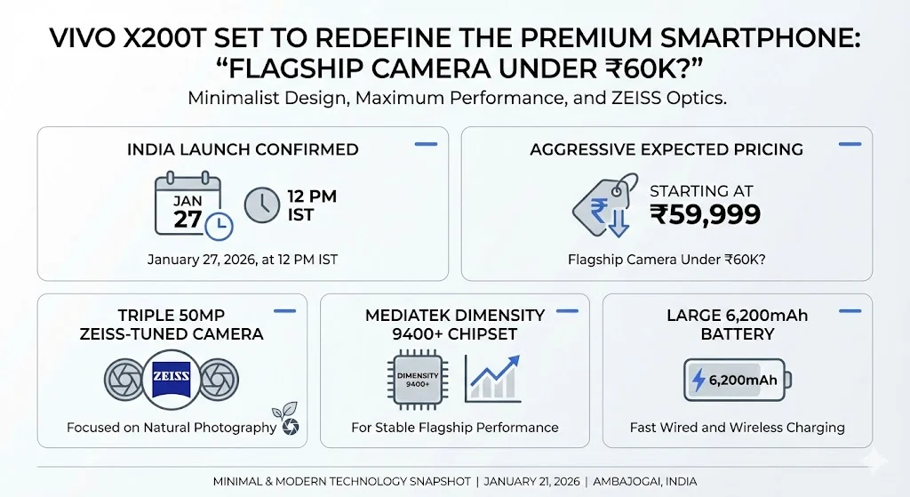 Key Takeaways On Vivo X200T 